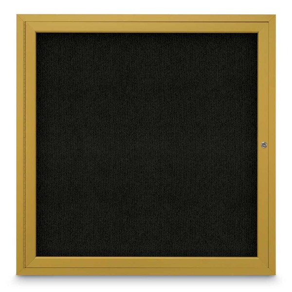 Sliding Door Indoor Enclosed Corkboard, 7